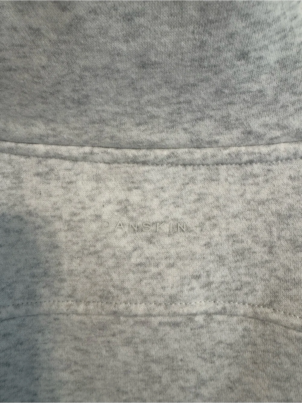 Danskin Light Gray Quarter-Zip Pullover Sweater